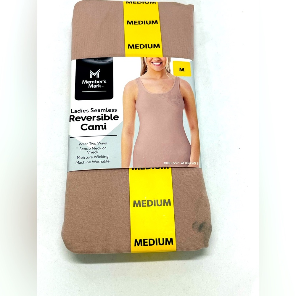 MEMBER’S MARK Ladies Seamless Reversible Cami NUDE M‎